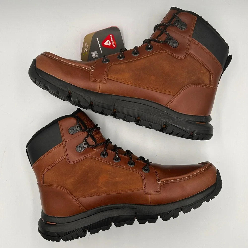 Timberland‎ Garrison Field Mens 10 Waterproof Insulated Boots Brown A1X51 NEW